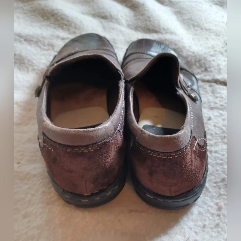Earth Spirit Casual Leather Suede Loafer Shoes - Picture 3 of 9